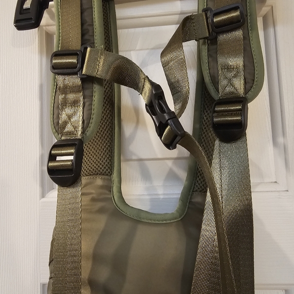 Army Green PetBonus Breathable Front Adjustable Small Dog Carrier Mesh Padded - Picture 8 of 14